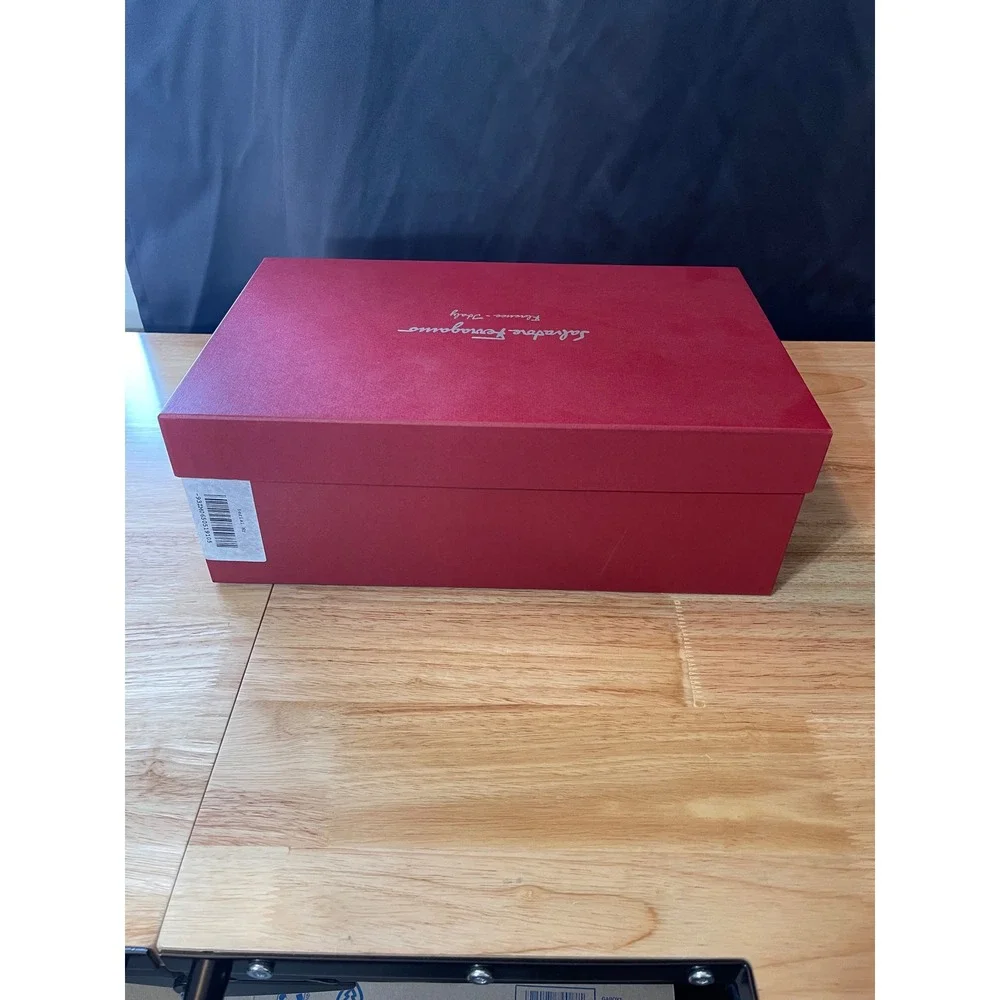Salvatore Ferragamo Red Shoe Box EMPTY Gift Replacement Storage
